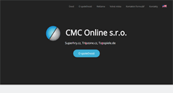 Desktop Screenshot of cmconline.cz